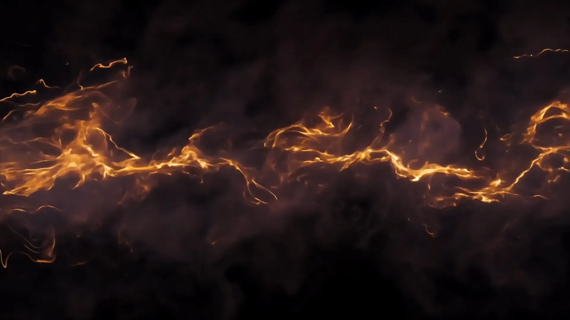 Vibrant Flame Burst Background for Title Animation